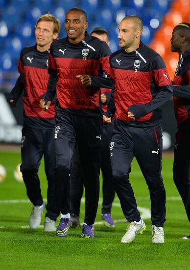 UEFA Europa League. FC Girondins de Bordeaux (Bordeaux, France) training session