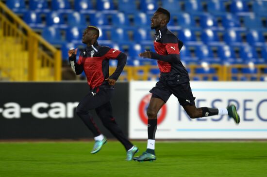 UEFA Europa League. FC Girondins de Bordeaux (Bordeaux, France) training session