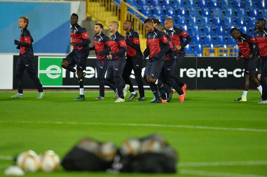 UEFA Europa League. FC Girondins de Bordeaux (Bordeaux, France) training session