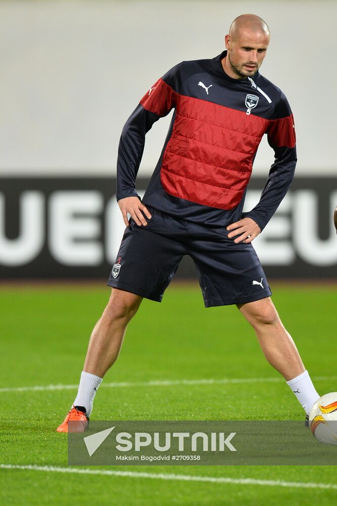 UEFA Europa League. FC Girondins de Bordeaux (Bordeaux, France) training session