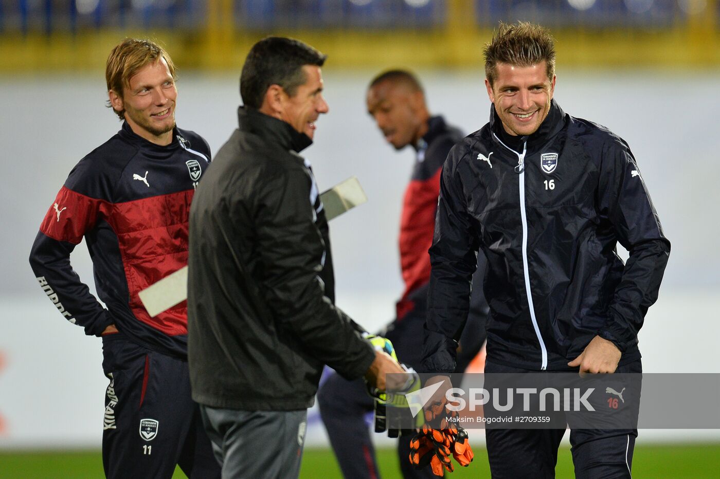 UEFA Europa League. FC Girondins de Bordeaux (Bordeaux, France) training session