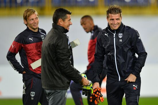 UEFA Europa League. FC Girondins de Bordeaux (Bordeaux, France) training session