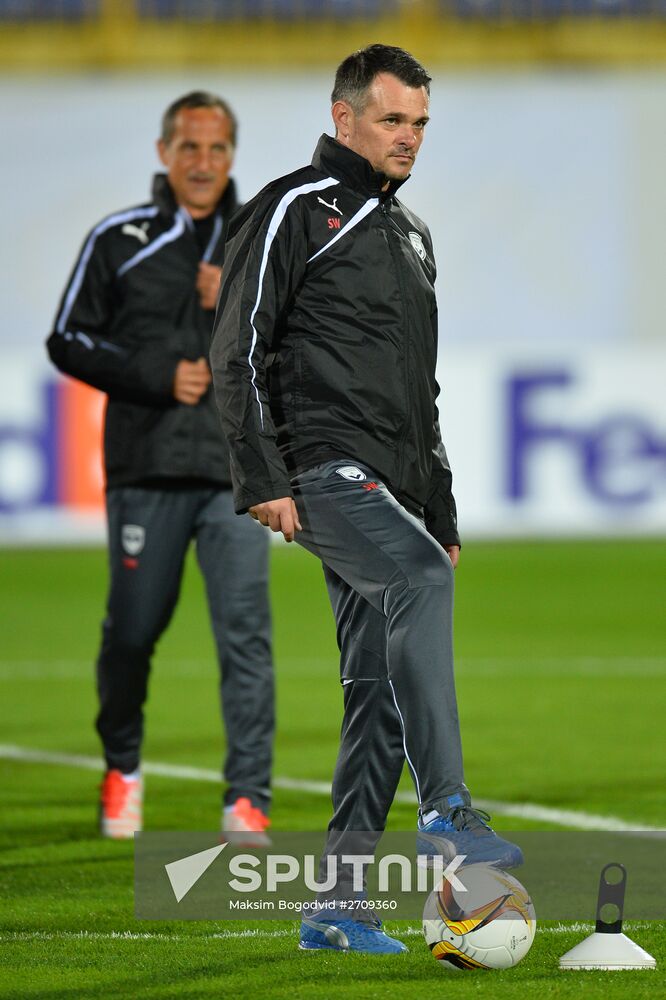 UEFA Europa League. FC Girondins de Bordeaux (Bordeaux, France) training session