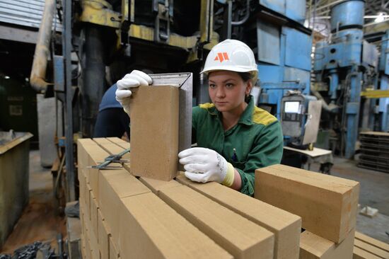 Refractory material production at Magnezit Plant, Chelyabinsk Region