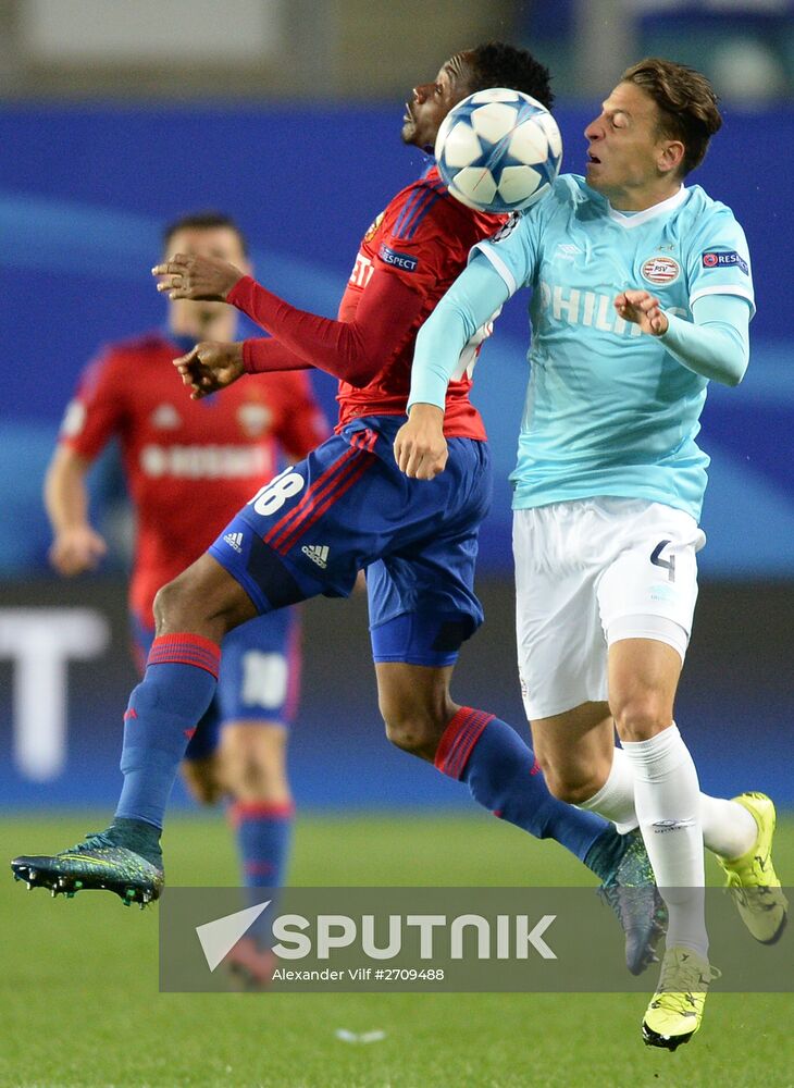 UEFA Champions League. CSKA vs. PSV Eindhoven