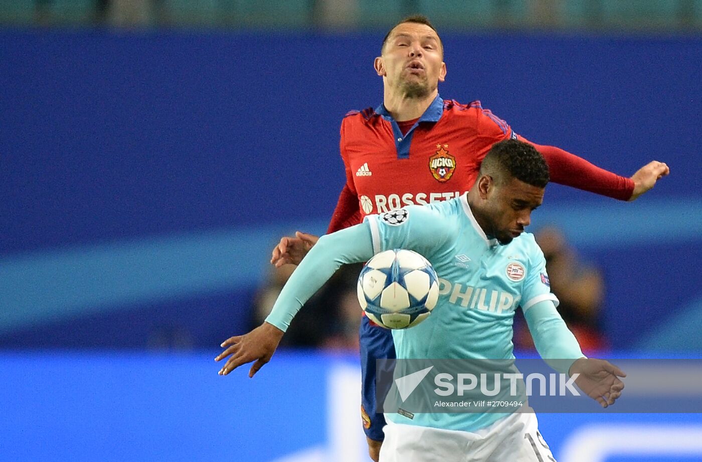 UEFA Champions League. CSKA vs. PSV Eindhoven