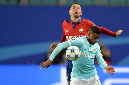 UEFA Champions League. CSKA vs. PSV Eindhoven