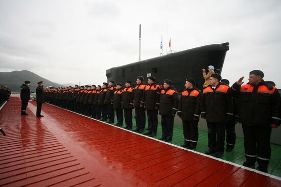 Russian Alexander Nevsky submarine joins Pacific Fleet