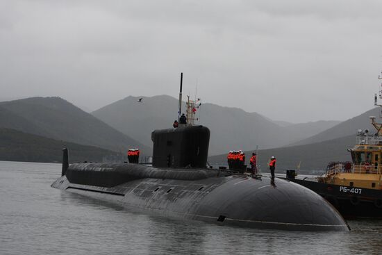 Russian Alexander Nevsky submarine joins Pacific Fleet