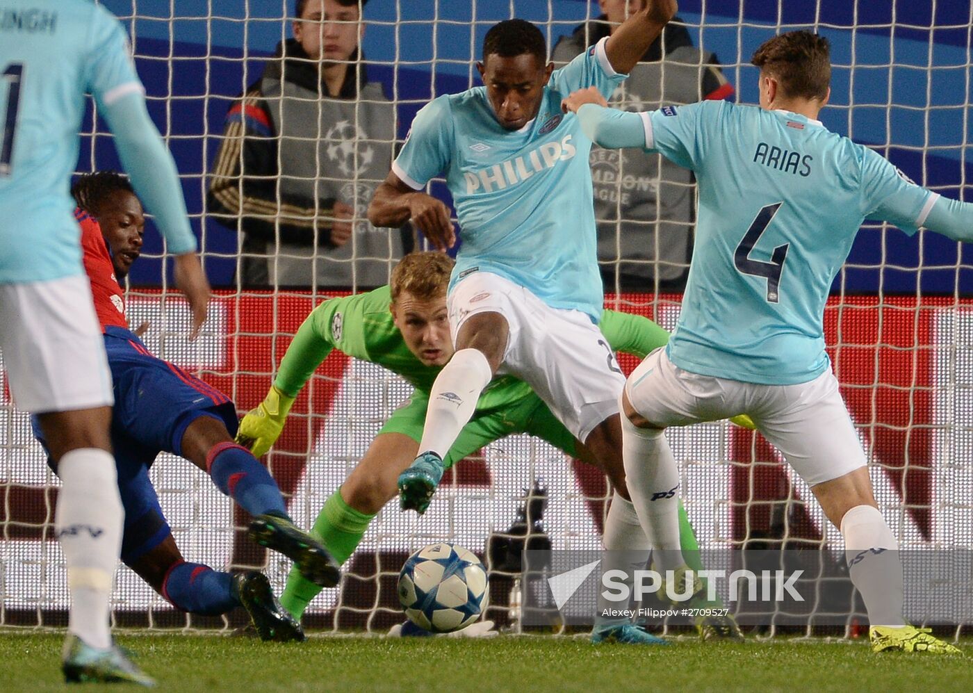 UEFA Champions League. CSKA vs. PSV Eindhoven