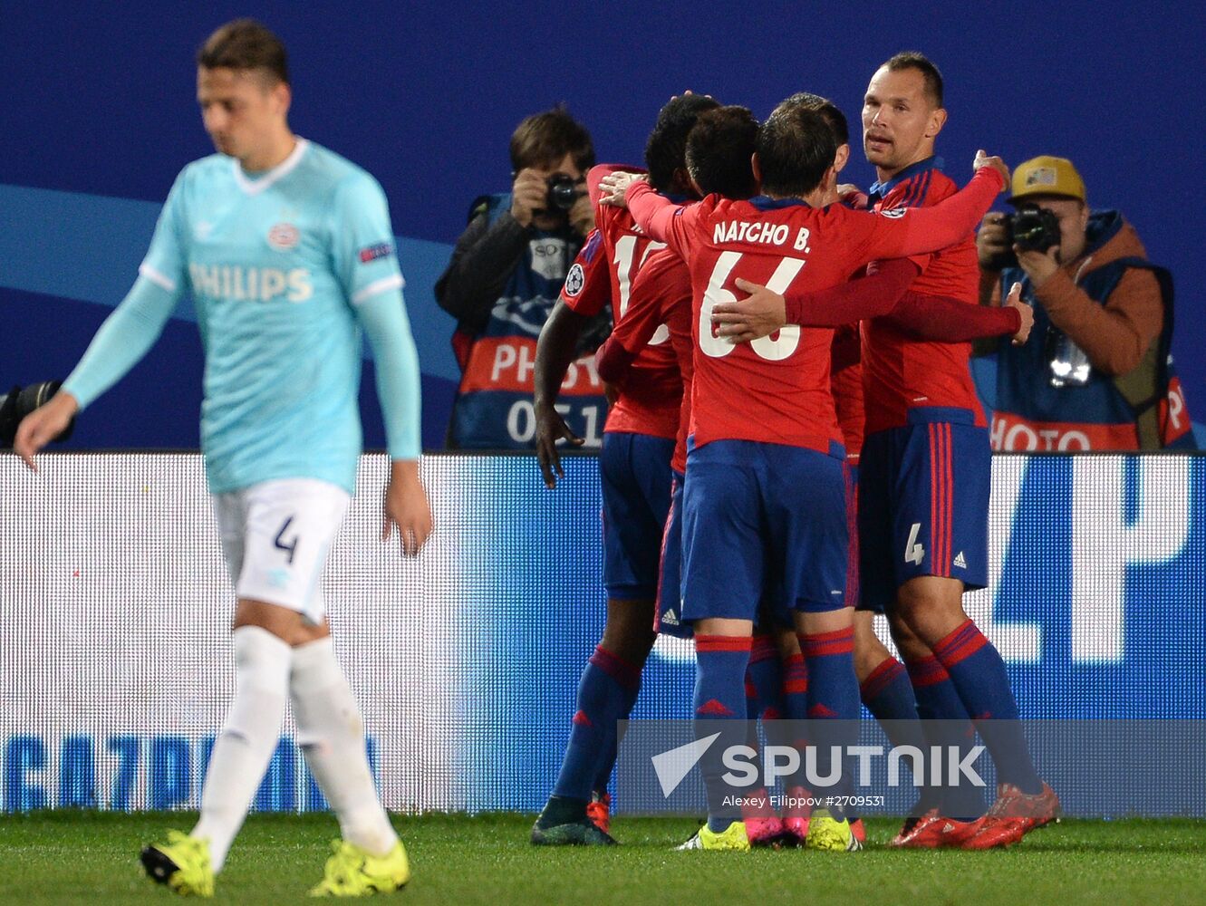 UEFA Champions League. CSKA vs. PSV Eindhoven