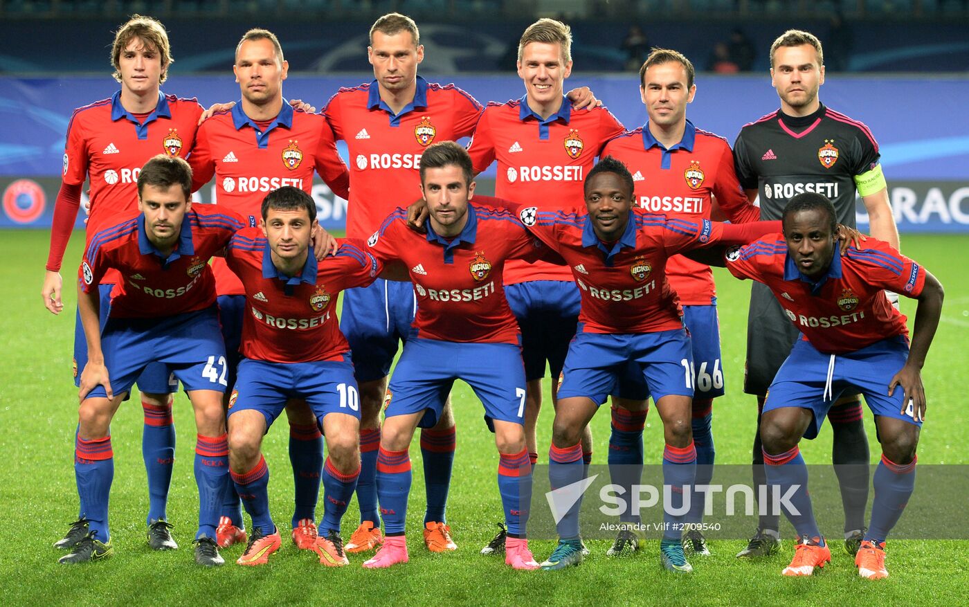 UEFA Champions League. CSKA vs. PSV Eindhoven