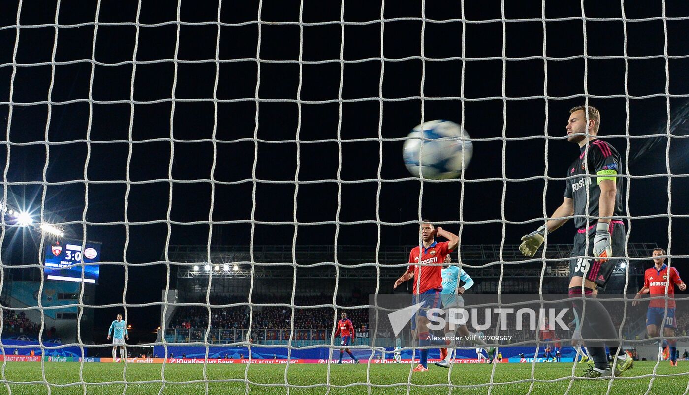 UEFA Champions League. CSKA vs. PSV Eindhoven