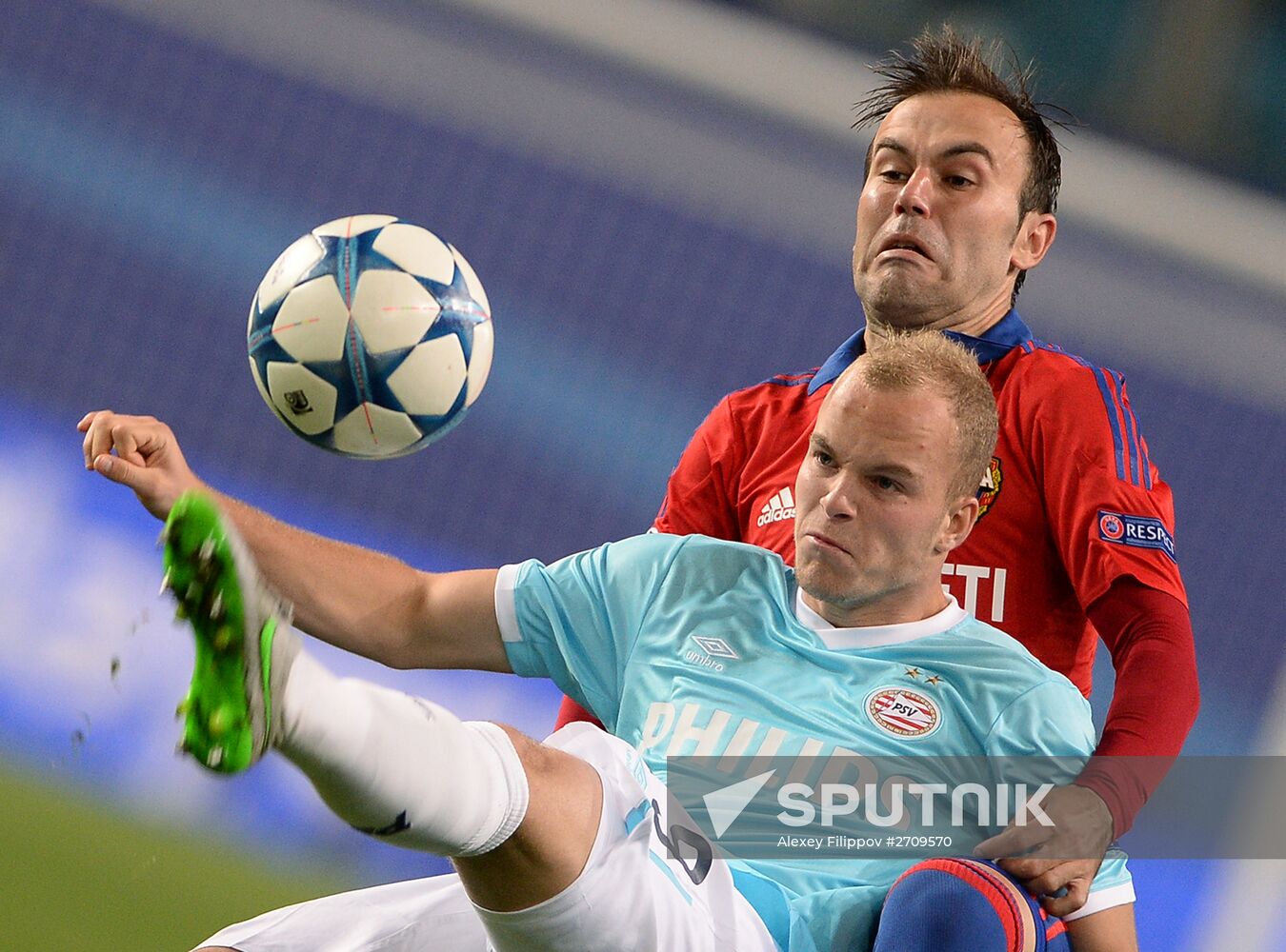 UEFA Champions League. CSKA vs. PSV Eindhoven