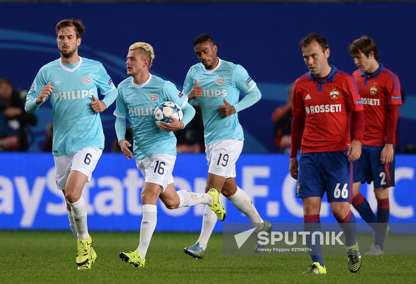 UEFA Champions League. CSKA vs. PSV Eindhoven