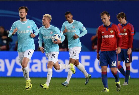 UEFA Champions League. CSKA vs. PSV Eindhoven