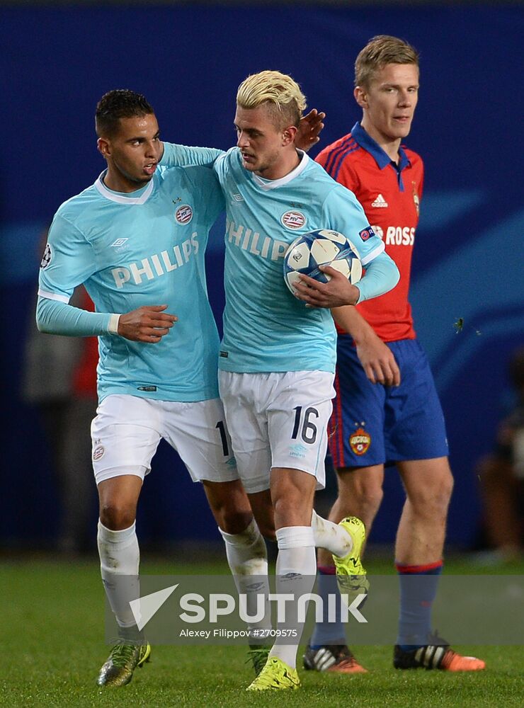 UEFA Champions League. CSKA vs. PSV Eindhoven