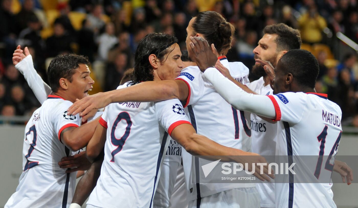 UEFA Champions League. Shakhtar Donetsk vs. Paris Saint-Germain