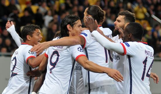 UEFA Champions League. Shakhtar Donetsk vs. Paris Saint-Germain
