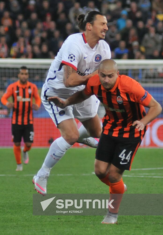 UEFA Champions League. Shakhtar Donetsk vs. Paris Saint-Germain