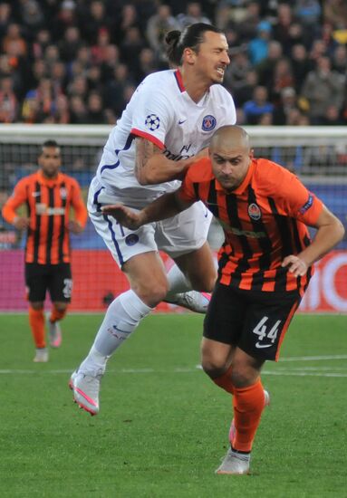UEFA Champions League. Shakhtar Donetsk vs. Paris Saint-Germain