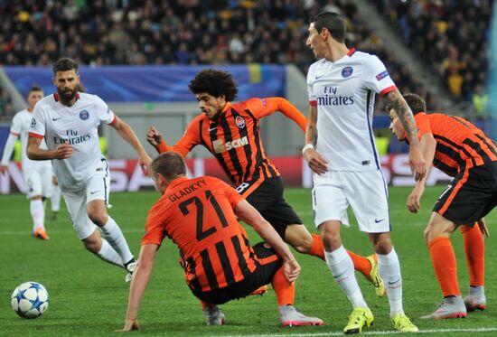 UEFA Champions League. Shakhtar Donetsk vs. Paris Saint-Germain
