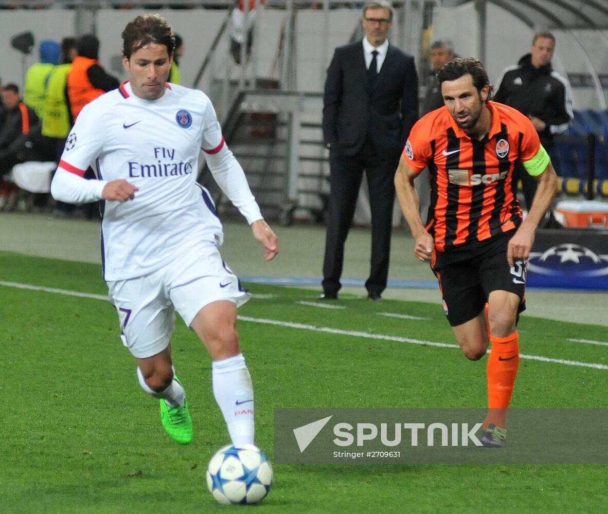 UEFA Champions League. Shakhtar Donetsk vs. Paris Saint-Germain