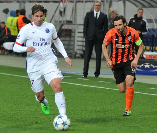 UEFA Champions League. Shakhtar Donetsk vs. Paris Saint-Germain