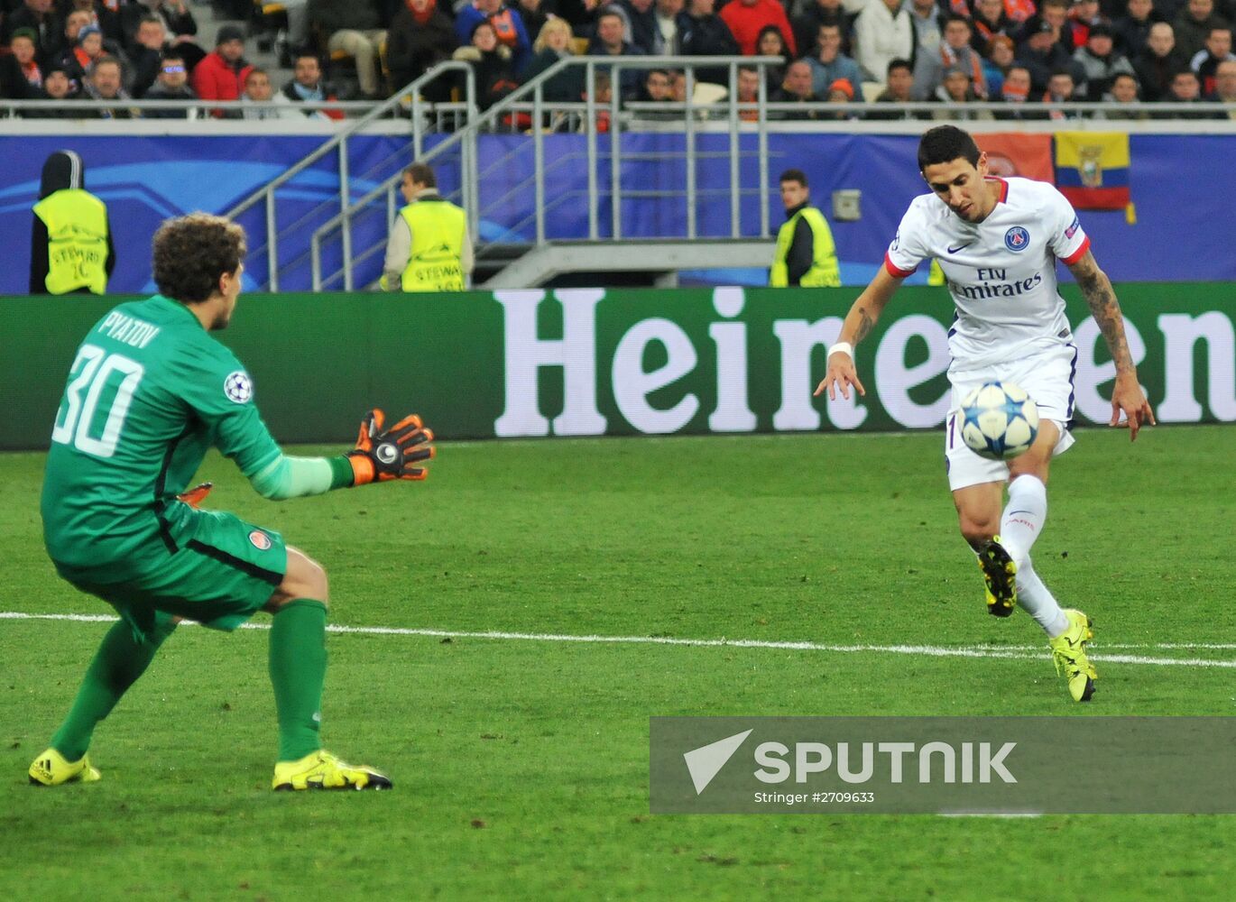 UEFA Champions League. Shakhtar Donetsk vs. Paris Saint-Germain
