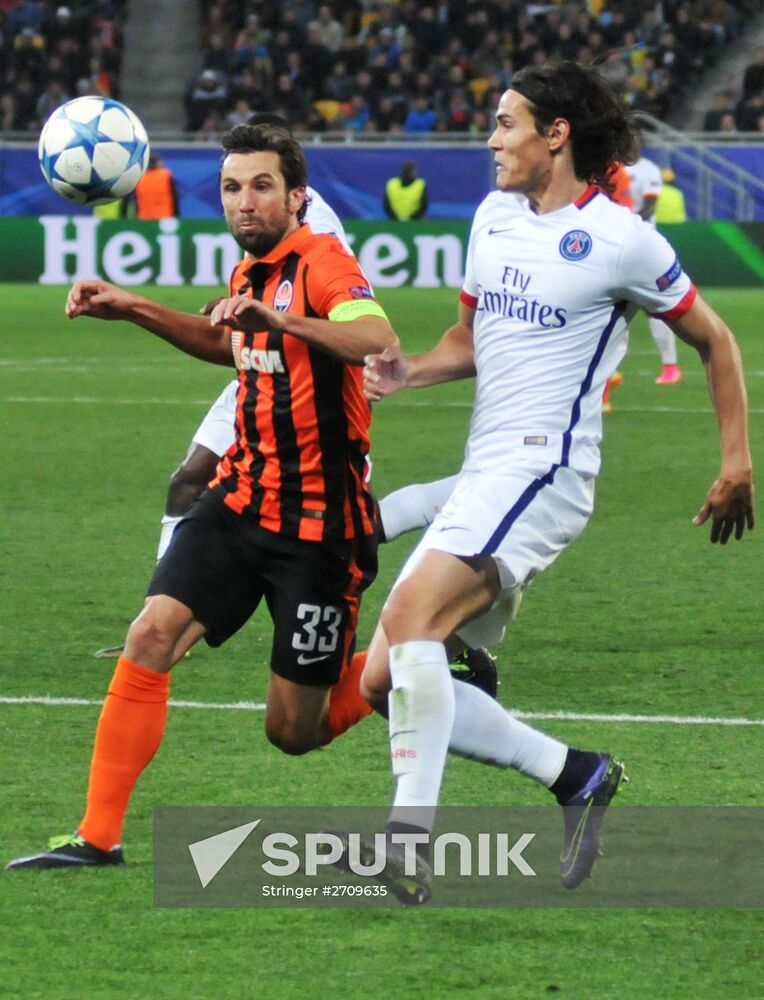 UEFA Champions League. Shakhtar Donetsk vs. Paris Saint-Germain