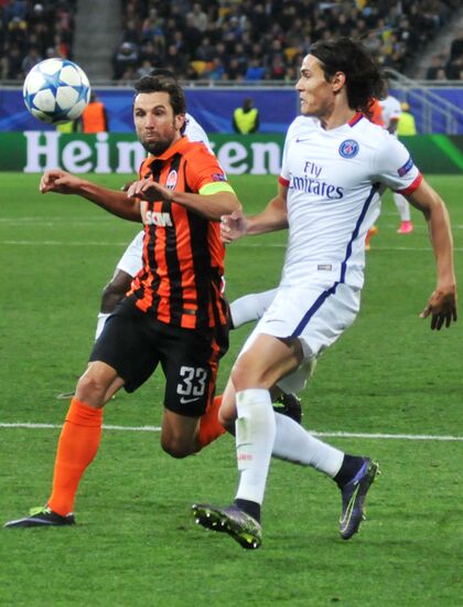 UEFA Champions League. Shakhtar Donetsk vs. Paris Saint-Germain