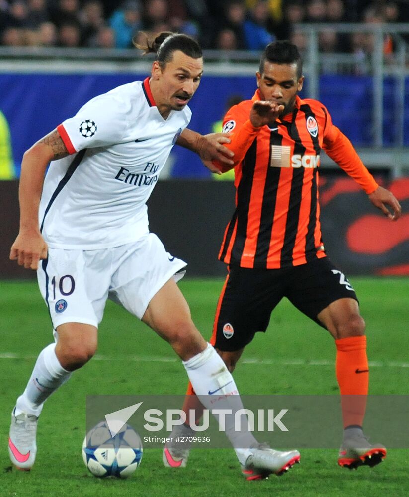 UEFA Champions League. Shakhtar Donetsk vs. Paris Saint-Germain