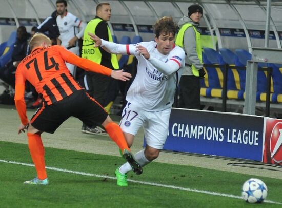 UEFA Champions League. Shakhtar Donetsk vs. Paris Saint-Germain