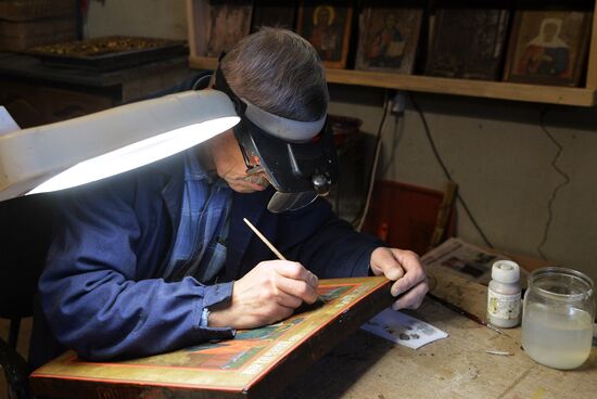 Icon restoration shop in Chelyabinsk Region