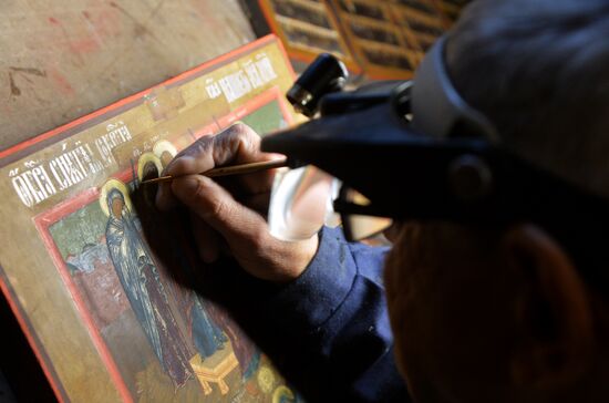 Icon restoration shop in Chelyabinsk Region