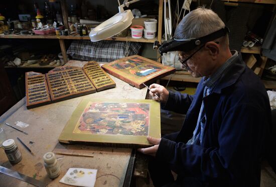 Icon restoration shop in Chelyabinsk Region