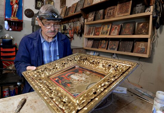 Icon restoration shop in Chelyabinsk Region