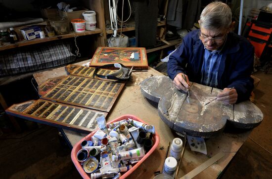 Icon restoration shop in Chelyabinsk Region