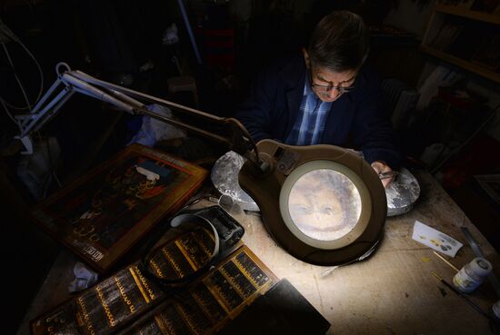Icon restoration shop in Chelyabinsk Region