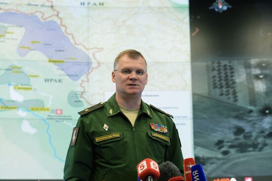 Press briefing by Russian Defense Ministry Spokesperson Konashenkov