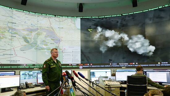 Press briefing by Russian Defense Ministry Spokesperson Konashenkov