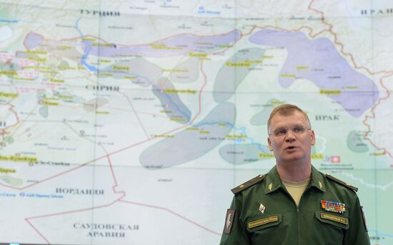 Press briefing by Russian Defense Ministry Spokesperson Konashenkov