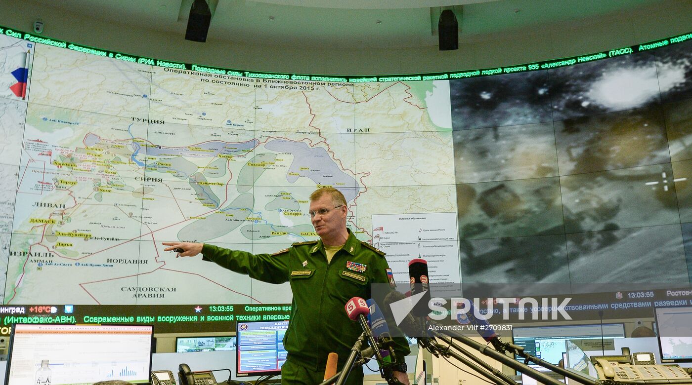Press briefing by Russian Defense Ministry Spokesperson Konashenkov