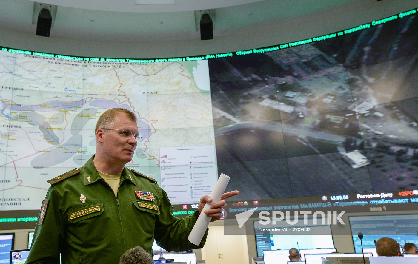 Press briefing by Russian Defense Ministry Spokesperson Konashenkov