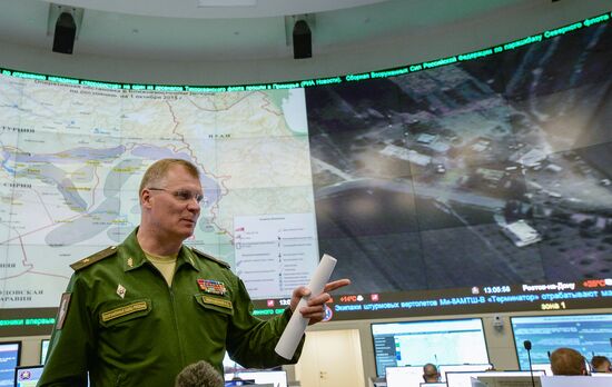 Press briefing by Russian Defense Ministry Spokesperson Konashenkov