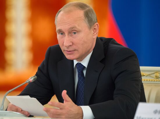 Russian President Vladimir Putin chairs meeting of Council for Civil Society and Human Rights