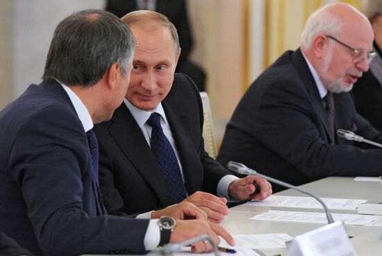 Russian President Vladimir Putin chairs meeting of Council for Civil Society and Human Rights