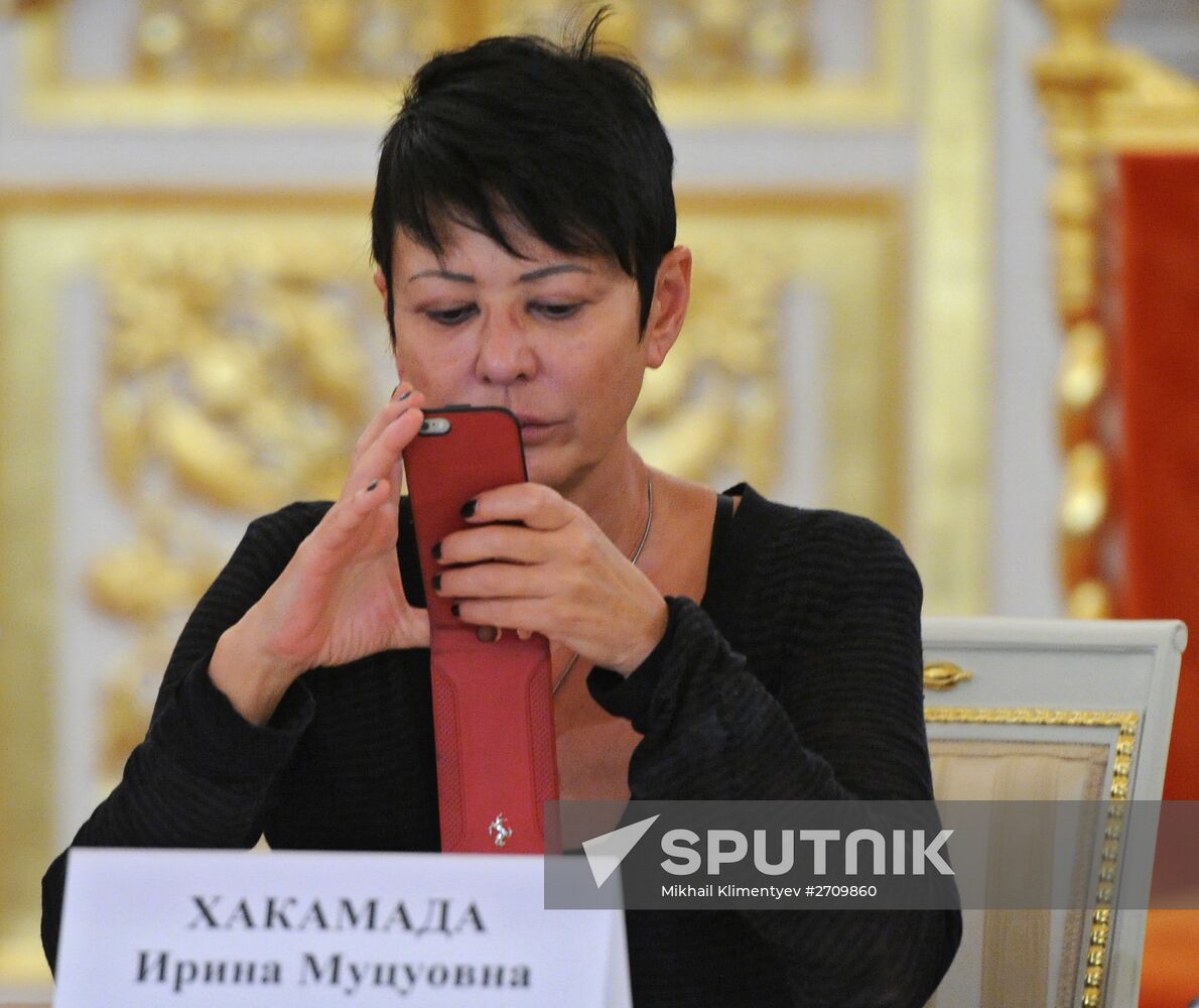 Russian President Vladimir Putin chairs meeting of Council for Civil Society and Human Rights