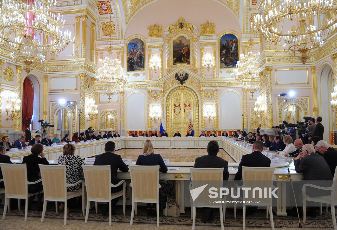 Russian President Vladimir Putin chairs meeting of Council for Civil Society and Human Rights