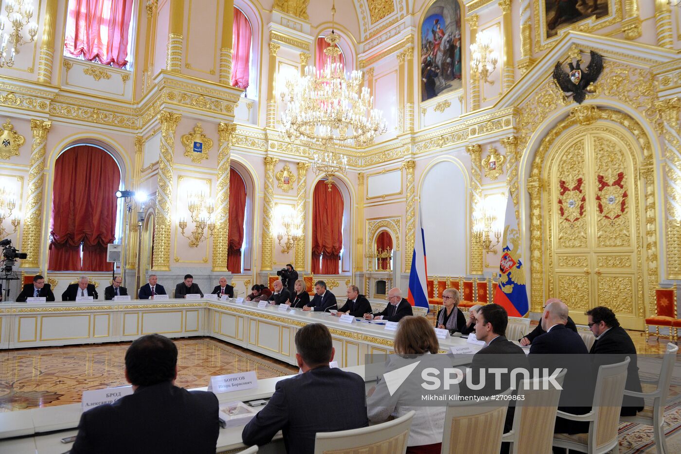 Russian President Vladimir Putin chairs meeting of Council for Civil Society and Human Rights